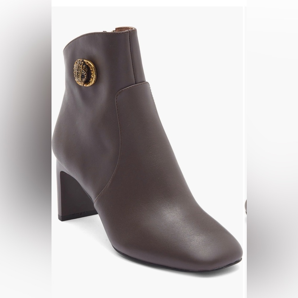 Kurt Geiger London Chelsea Square Toe Ankle Boots-chocolate brown!
